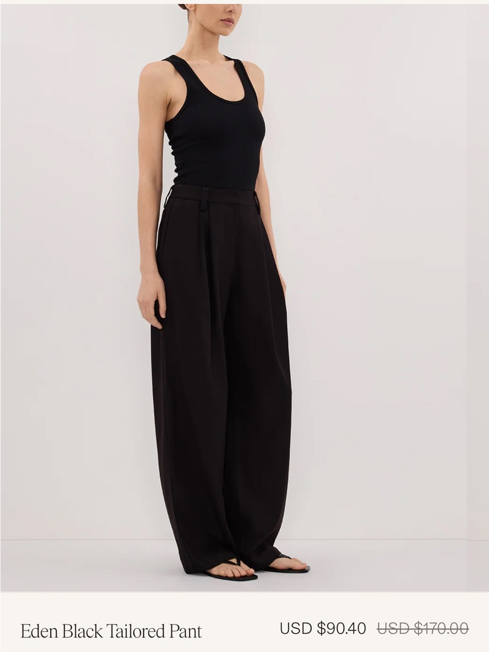 DISSH Black High-Waist Wide-Leg Trousers NEVER WORN NWT - Picture 5 of 5